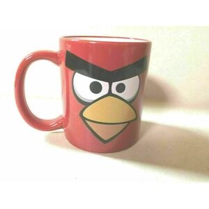 Vintage Coffee Cup Red Angry Bird Ceramic Mug Collectible